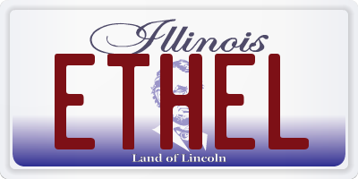 IL license plate ETHEL