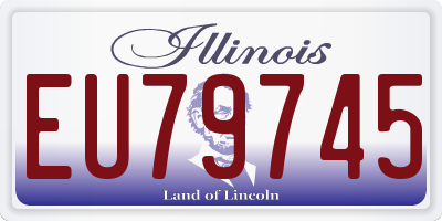 IL license plate EU79745