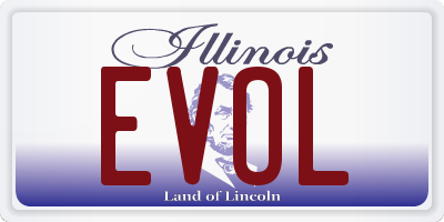 IL license plate EVOL