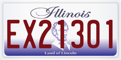 IL license plate EX21301