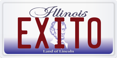 IL license plate EXIT0