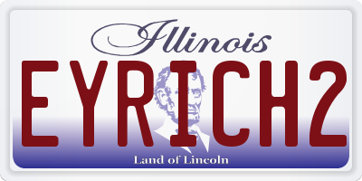 IL license plate EYRICH2