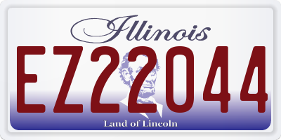 IL license plate EZ22044