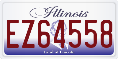 IL license plate EZ64558