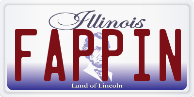 IL license plate FAPPIN