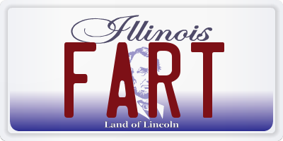 IL license plate FART