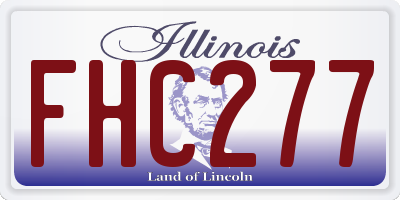 IL license plate FHC277