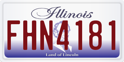 IL license plate FHN4181