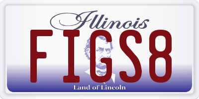 IL license plate FIGS8