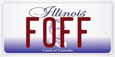 IL license plate FOFF