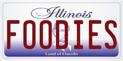 IL license plate FOODIES