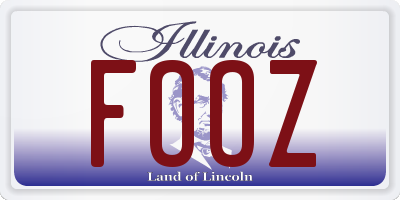 IL license plate FOOZ