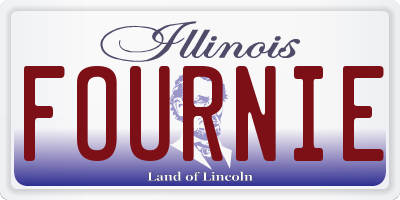 IL license plate FOURNIE