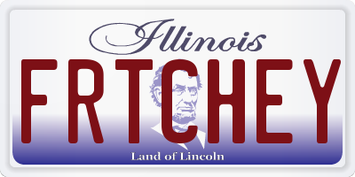 IL license plate FRTCHEY