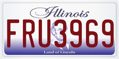 IL license plate FRU3969