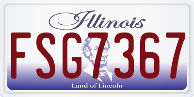 IL license plate FSG7367