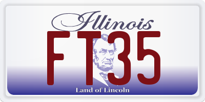 IL license plate FT35