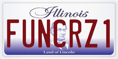 IL license plate FUNCRZ1