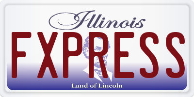 IL license plate FXPRESS