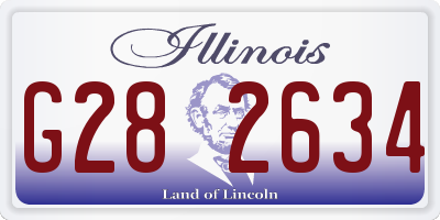 IL license plate G282634