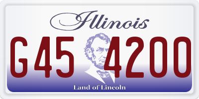 IL license plate G454200