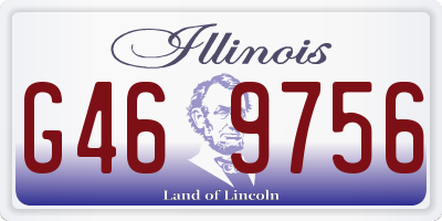 IL license plate G469756