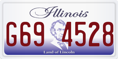 IL license plate G694528