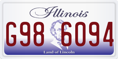 IL license plate G986094