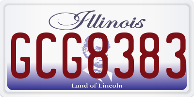 IL license plate GCG8383