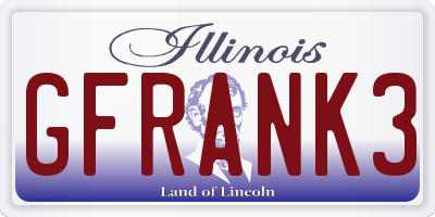 IL license plate GFRANK3