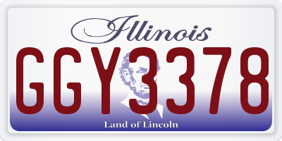 IL license plate GGY3378