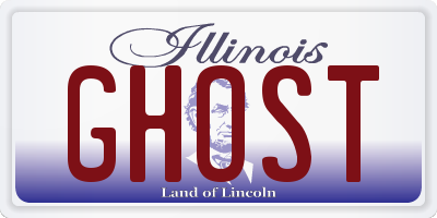 IL license plate GHOST