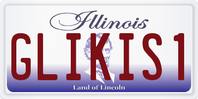 IL license plate GLIKIS1