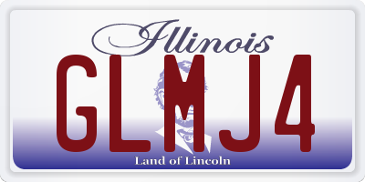 IL license plate GLMJ4