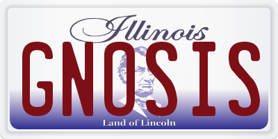 IL license plate GNOSIS