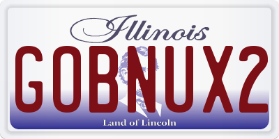 IL license plate GOBNUX2