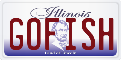 IL license plate GOFISH