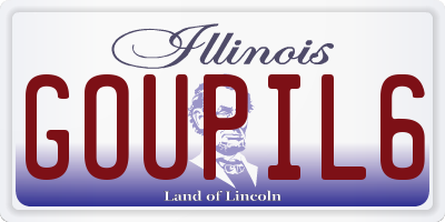 IL license plate GOUPIL6