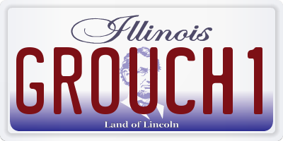 IL license plate GROUCH1