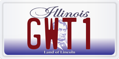 IL license plate GWT1