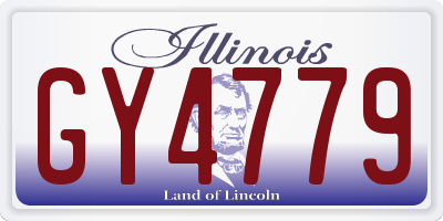 IL license plate GY4779