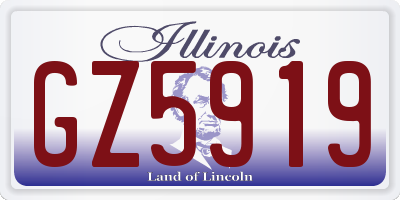 IL license plate GZ5919