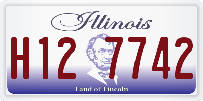 IL license plate H127742