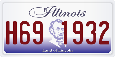 IL license plate H691932