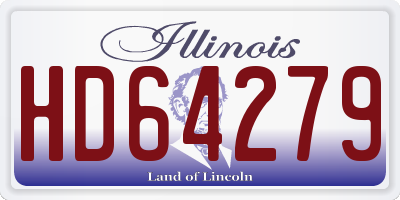 IL license plate HD64279