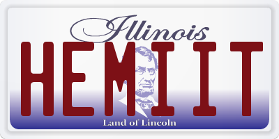 IL license plate HEMIIT