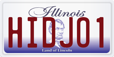 IL license plate HIDJO1