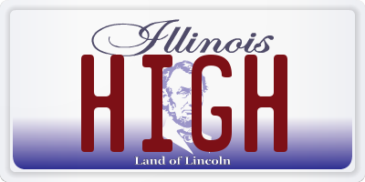 IL license plate HIGH