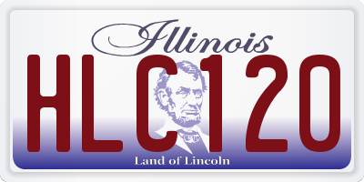 IL license plate HLC120