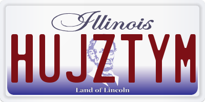 IL license plate HUJZTYM